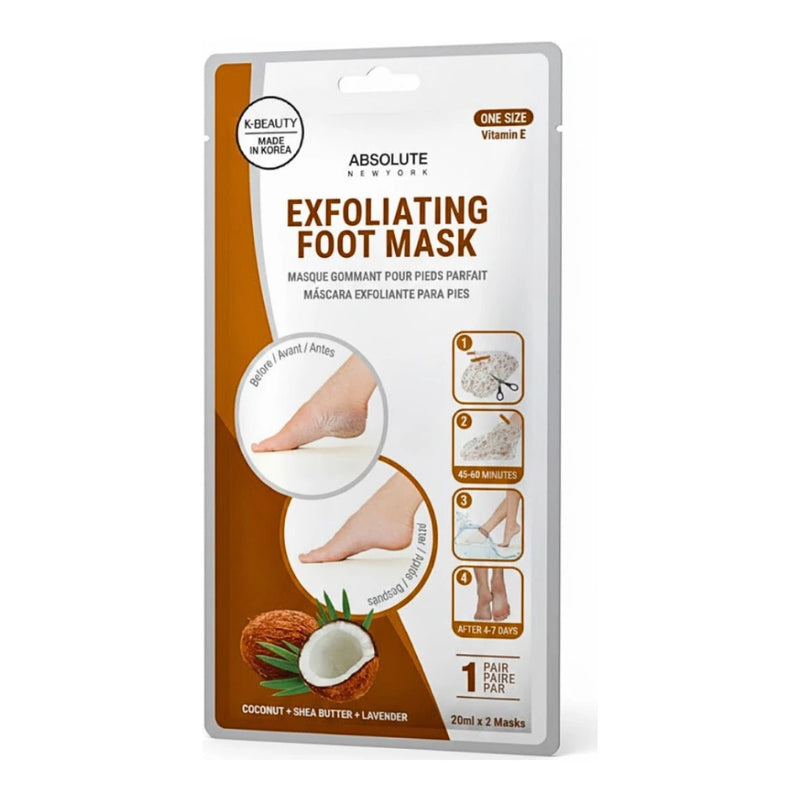 Absolute Exfolianting Foot Mask Coconut Shea Butter Lavender