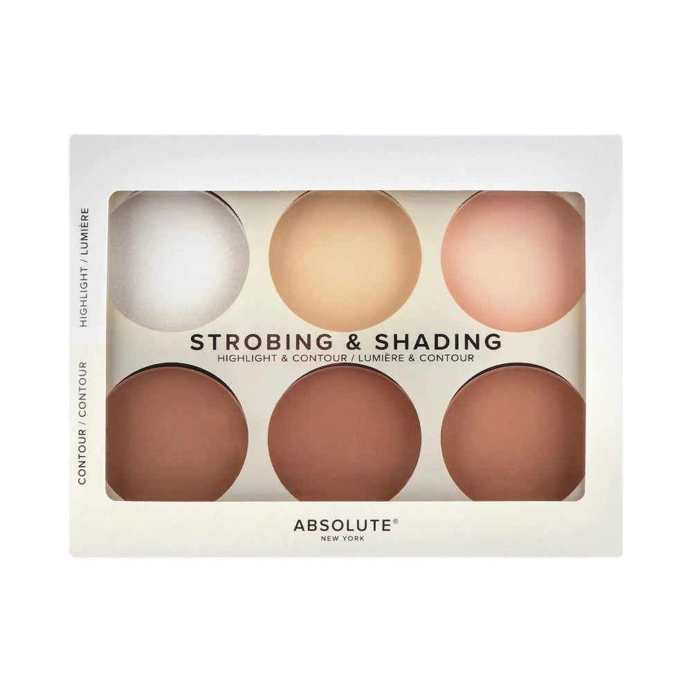 Absolute New York palette Highlight & Contour Light to Medium – vue de la palette