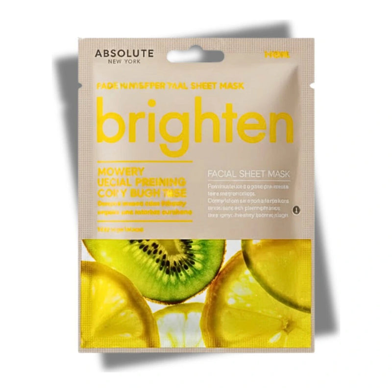 قناع الوجه القماشي Absolute New York Brightening لإشراقة البشرة