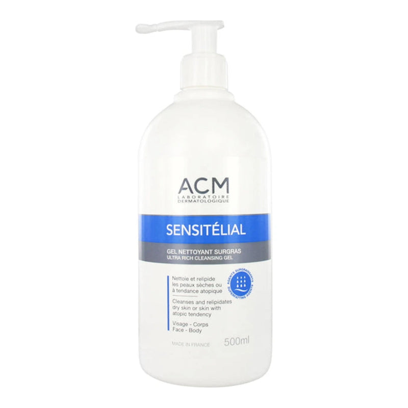 ACM Sensitélial Gel Nettoyant Surgras - 500 ml