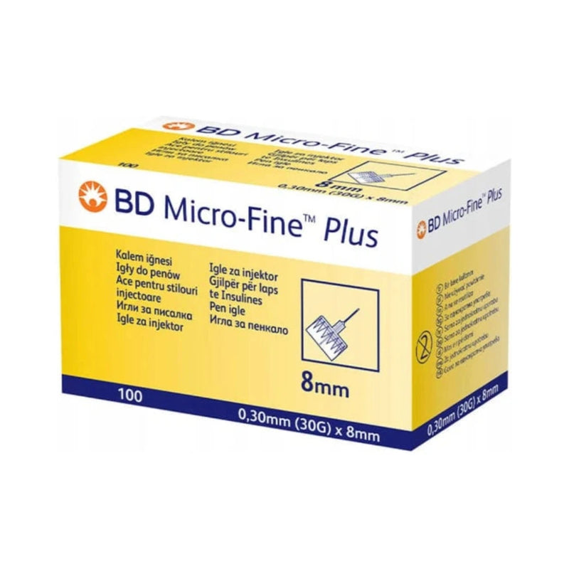 Bd Micro-Fine Plus Aiguille Insuline 30G x 8mm