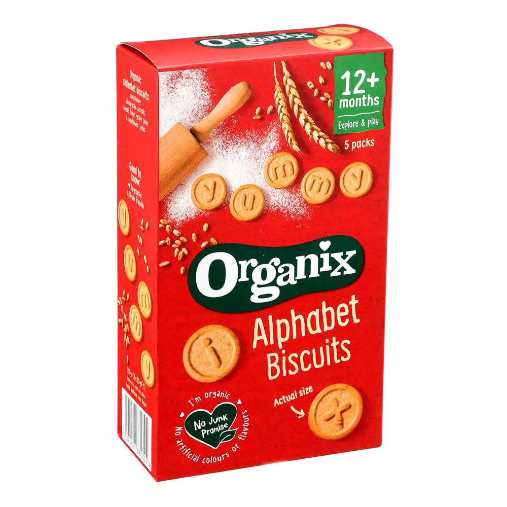 Organix Alphabet Biscuits 12M+