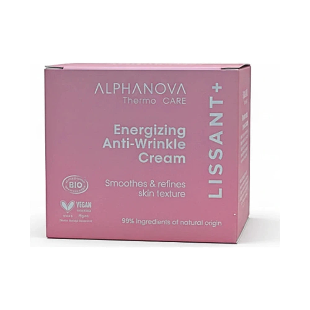 Alphanova Lissant+ Crème Anti-Rides Énergisante 50 ml – pot