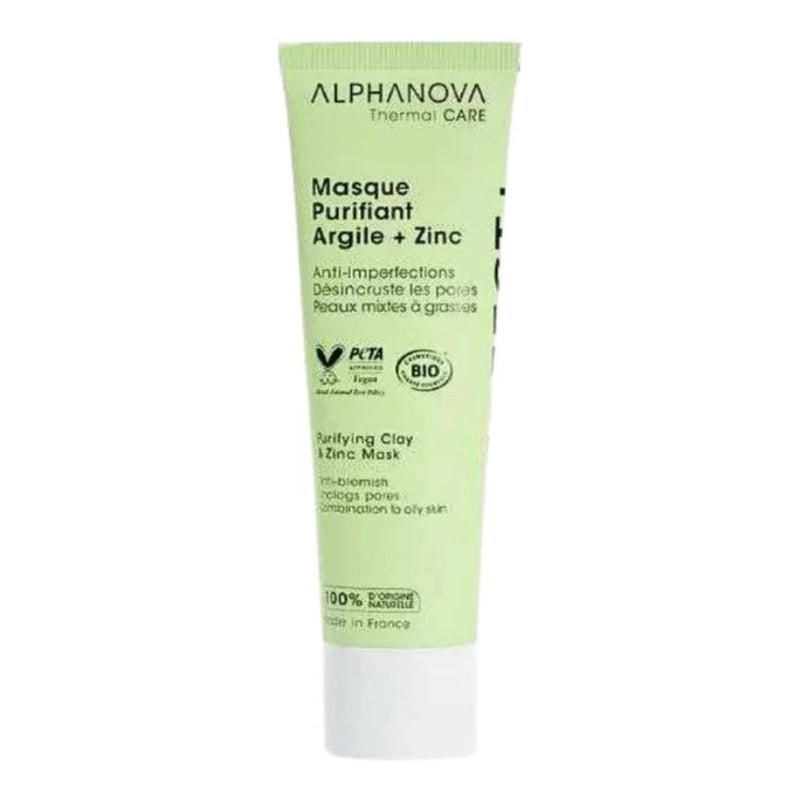 Alphanova Masque Purifiant Argile+Zinc 50ml