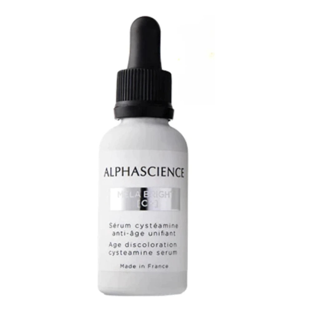 Flacon du sérum anti-taches Alphascience Mela Bright C+ 30 ml