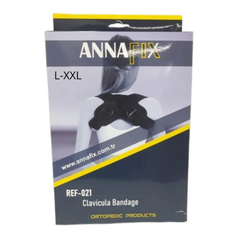 ANNAFIX Vendaje para Clavícula en Ocho Talla 2 L-XXL REF-021