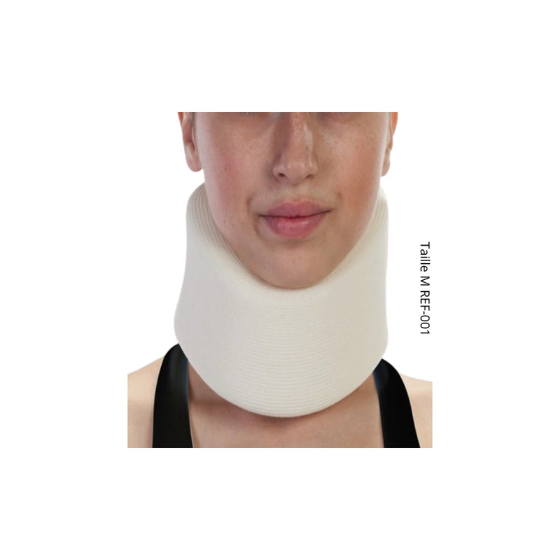 ANNAFIX Collarín Cervical de Espuma Blanco Talla Mediana REF-001