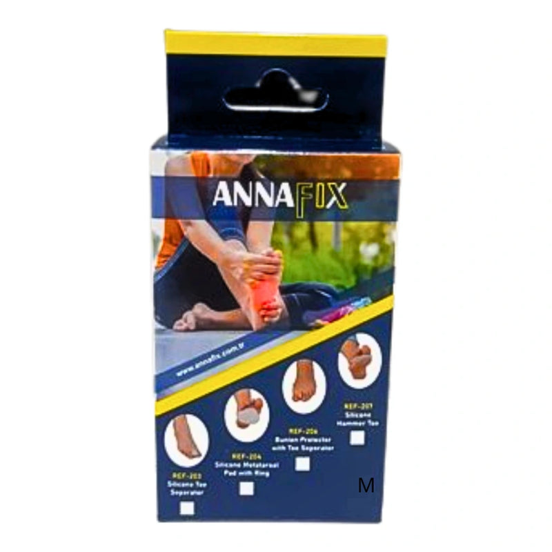 ANNAFIX وسادة كعب سيليكون مقاس متوسط REF-202