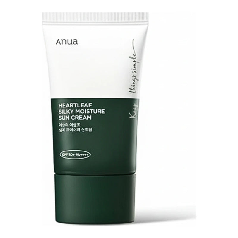 Anua Heartleaf Silky Moisture Crema Solar Hidratante Sedosa 50ml