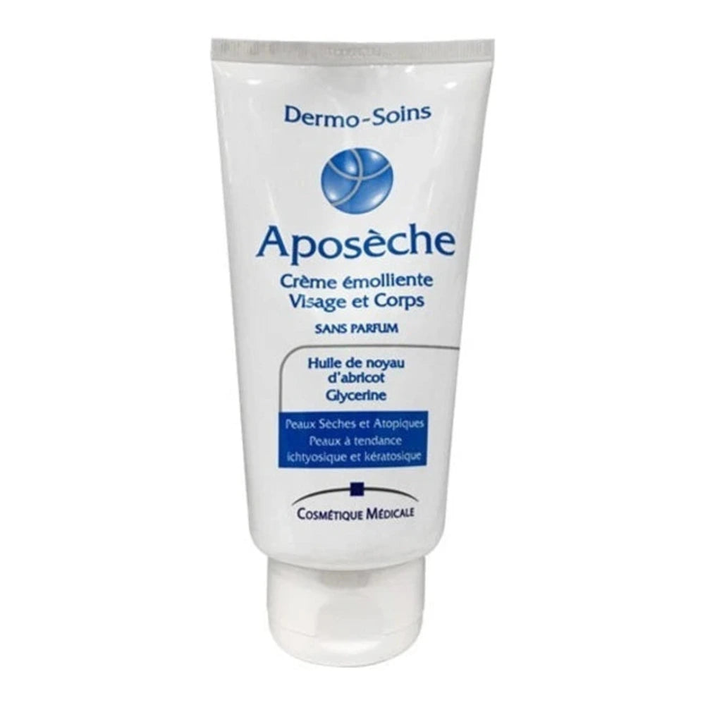 Aposeche crème émolliente visage et corps 250 ml Dermo-Soins - flacon