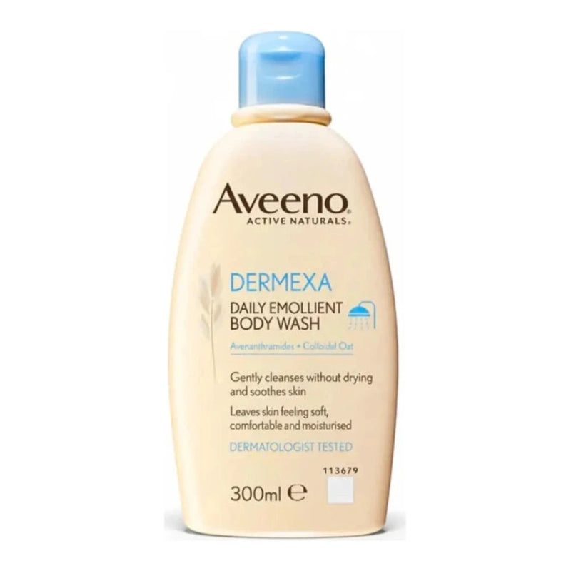 أفينو Dermexa جل منظف مطري للجسم للاستعمال اليومي 300 مل