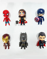 Pack 6 Figurines Avengers