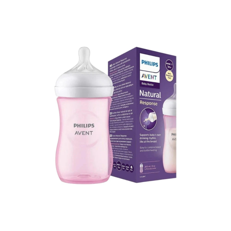 Philips Avent Biberon Natural Response 1m+ 260ml - Rose