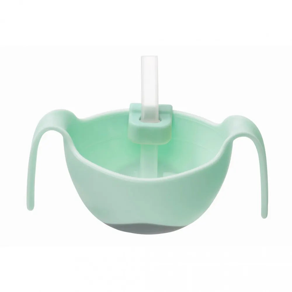 b.box Bol avec Paille Multifonction 6m+ - Pistachio
