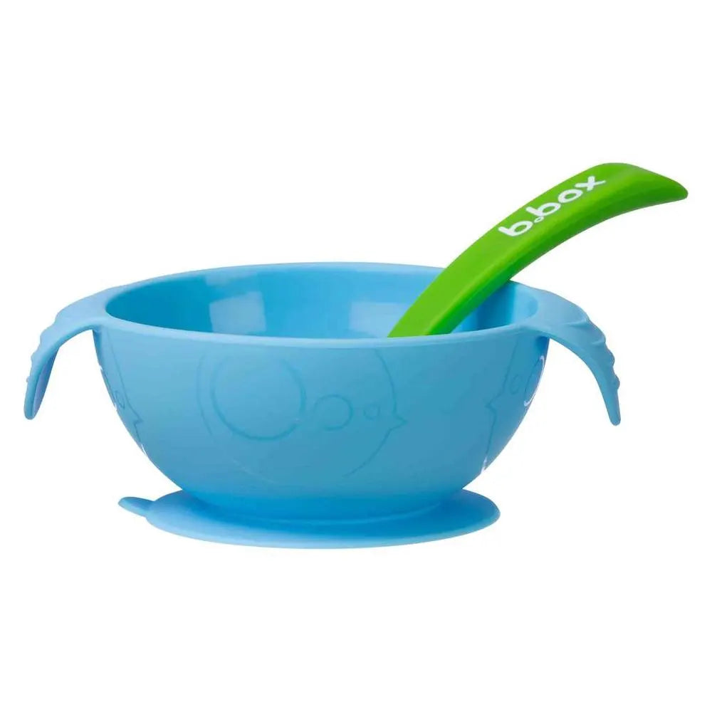 b.box Bol avec Cuillère en Silicone – Ocean