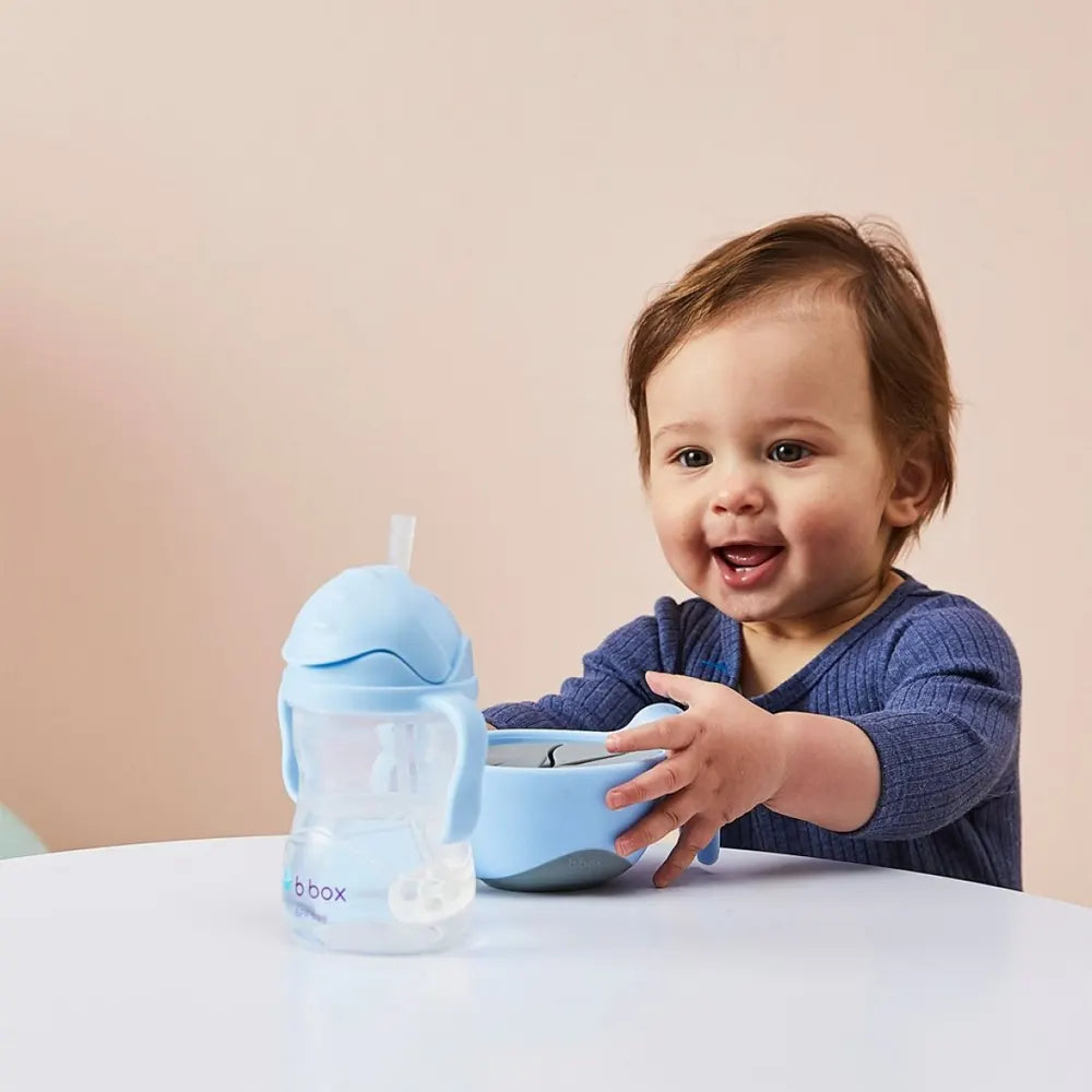 b.box Tasse à Paille Lestée 240ml - Bubblegum