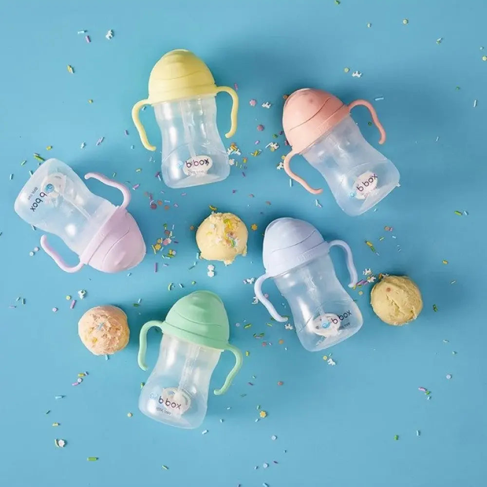 b.box Tasse à Paille Lestée 240ml - Bubblegum