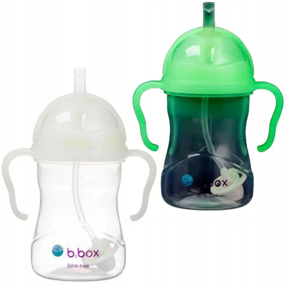 b.box Tasse à Paille Lestée Phosphorescente 240ml - Glow in the Dark