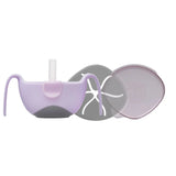 b.box Bol avec Paille Multifonction 6m+ - Boysenberry