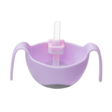 b.box Bol avec Paille Multifonction 6m+ - Boysenberry