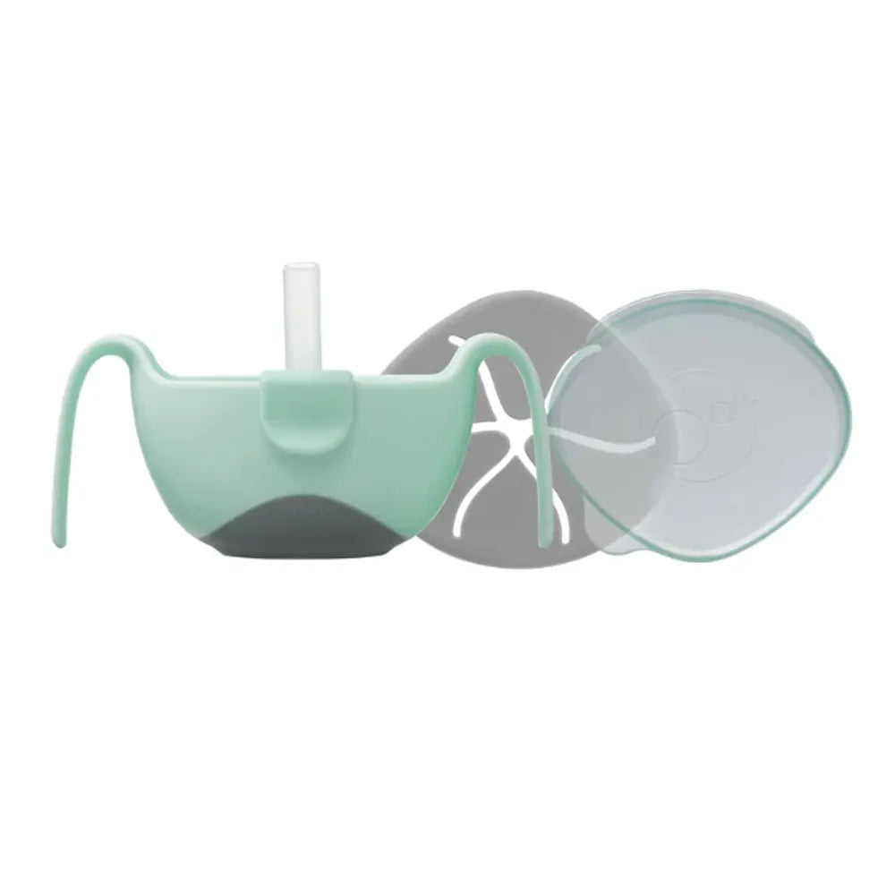 b.box Bol avec Paille Multifonction 6m+ - Pistachio