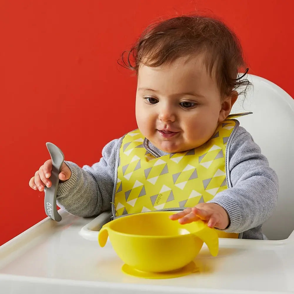 b.box Bowl with Silicone Spoon – Passion