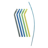 b.box Lot de 5 Pailles en Silicone – Pool Party