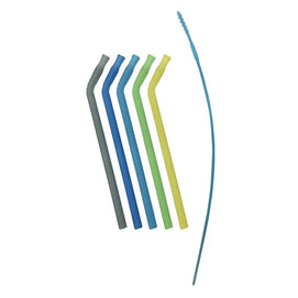 b.box Lot de 5 Pailles en Silicone – Pool Party