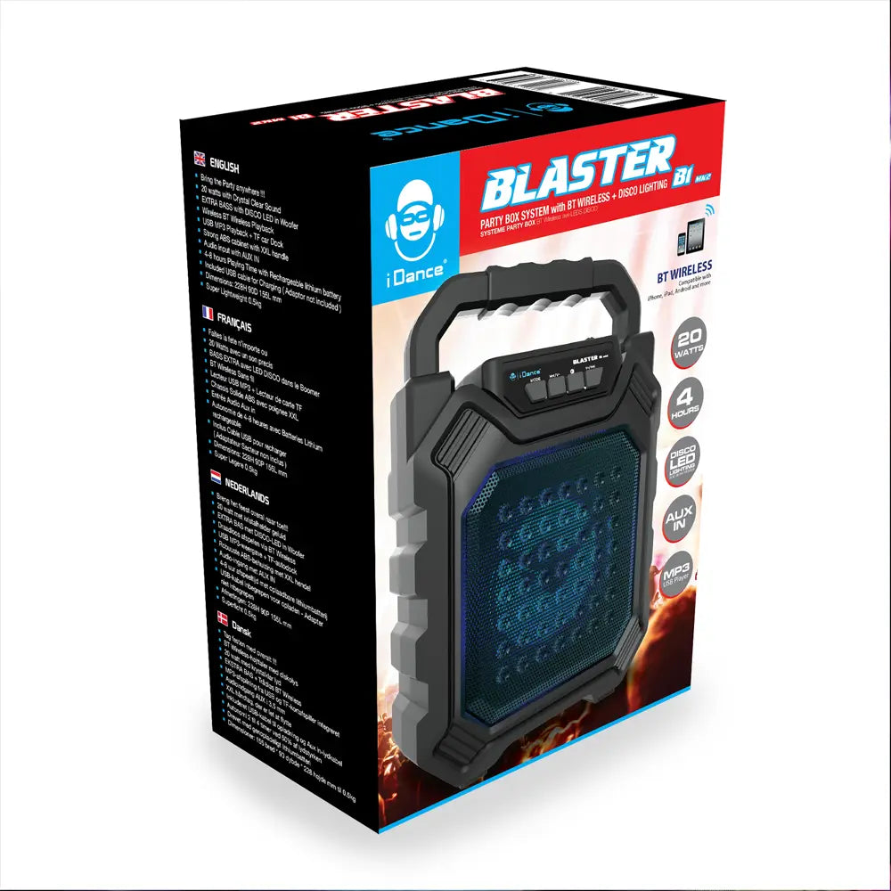 iDance Enceinte Bluetooth Blaster B1