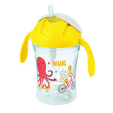 Nuk Cup Gobelet avec Paille Jaune - 230ml