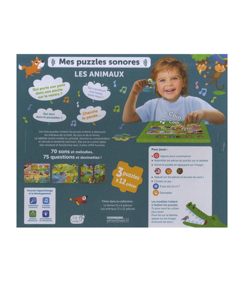 Puzzle Sonore- Les Animaux