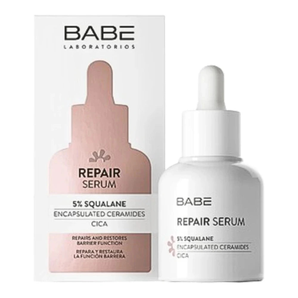 Flacon du sérum Babé Repair 5% squalane 30 ml