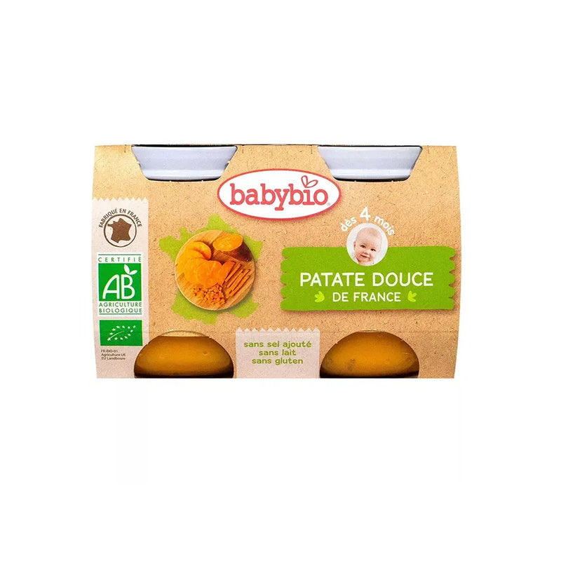 Babybio Sweet Potato Pot 2x130g