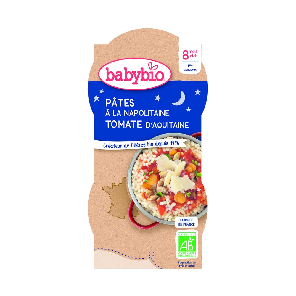 Babybio Pâtes Tomate à la Napolitaine 2x200g