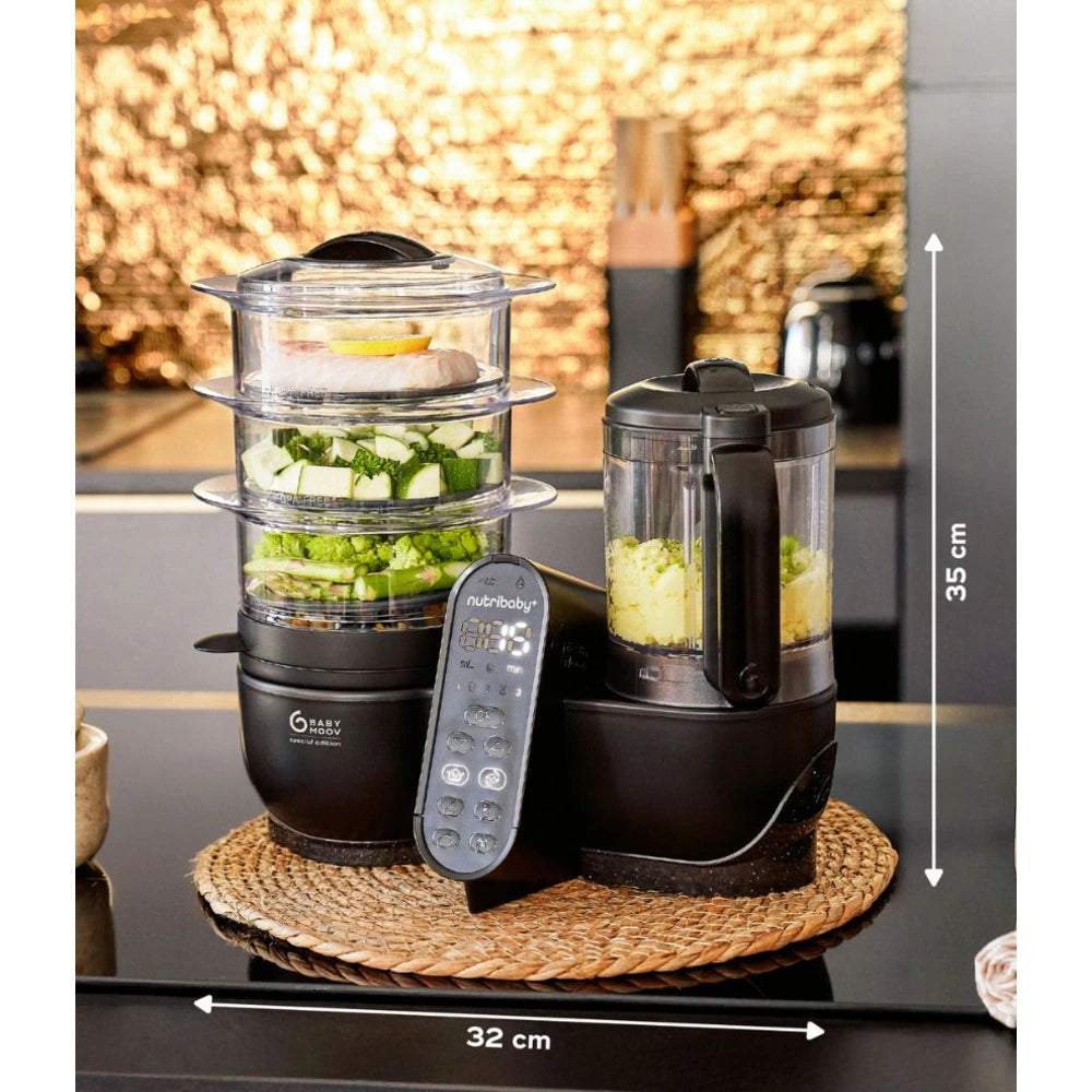 Babymoov Robot Cuiseur Nutribaby(+) XL - Black Edition