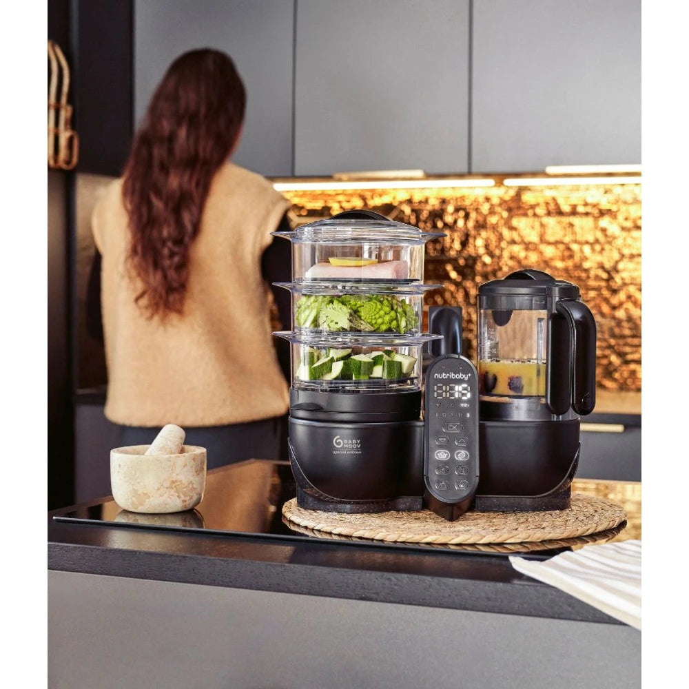Babymoov Robot Cuiseur Nutribaby(+) XL - Black Edition
