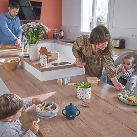 Babymoov Set Repas en Silicone Learn'Isy - Chien