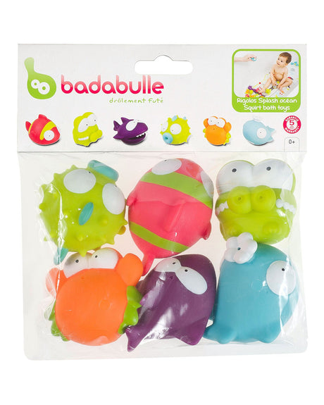 Jouets de bain Animaux de l'océan (x6) Badabulle