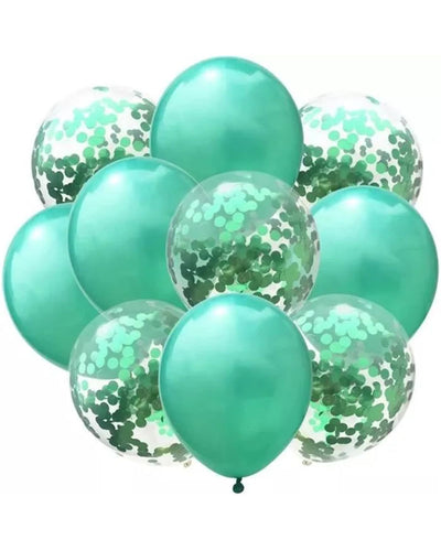 Pack 10 Ballons Pour Fête - Vert