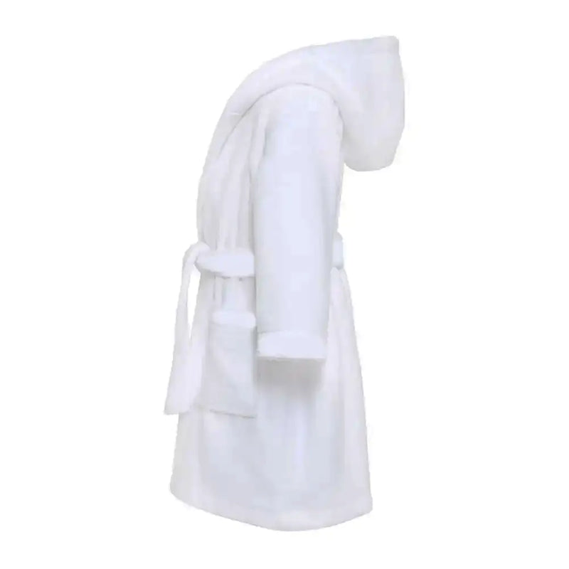 Bambidou Velvet Towel Bathrobe - White