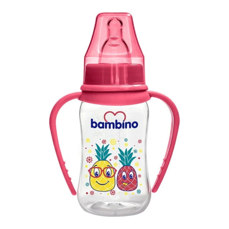 Bambino biberón natural con asa +0m 150ml Ref T065