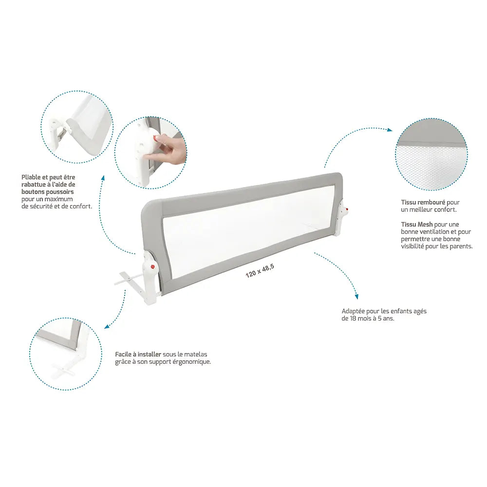 Safetots Barrière de Sécurité Extra Haute Elite, 89cm - 98cm, Blac Mat Safetots Barrière de Sécurité Extra Haute Elite, 89cm - 98cm, Blac Mat