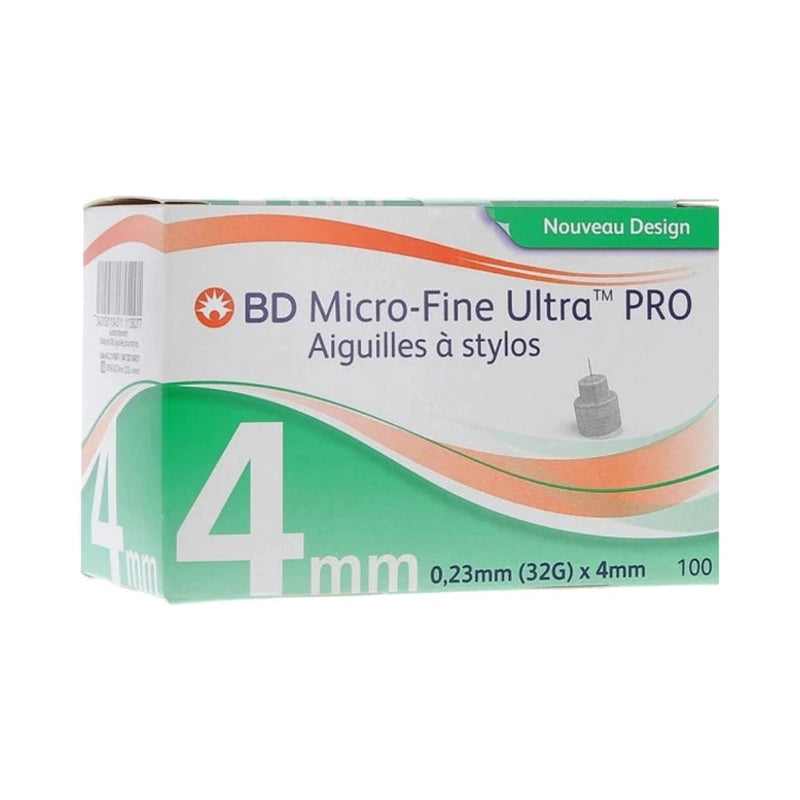 Bd micro-fine plus aiguille insuline 32G/4mm