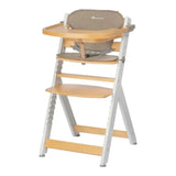 Bébé Confort Chaise Haute en Bois Timba avec Coussin - Light Wood Beige
