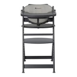 Bébé Confort Chaise Haute en Bois Timba avec Coussin - Mineral Graphite