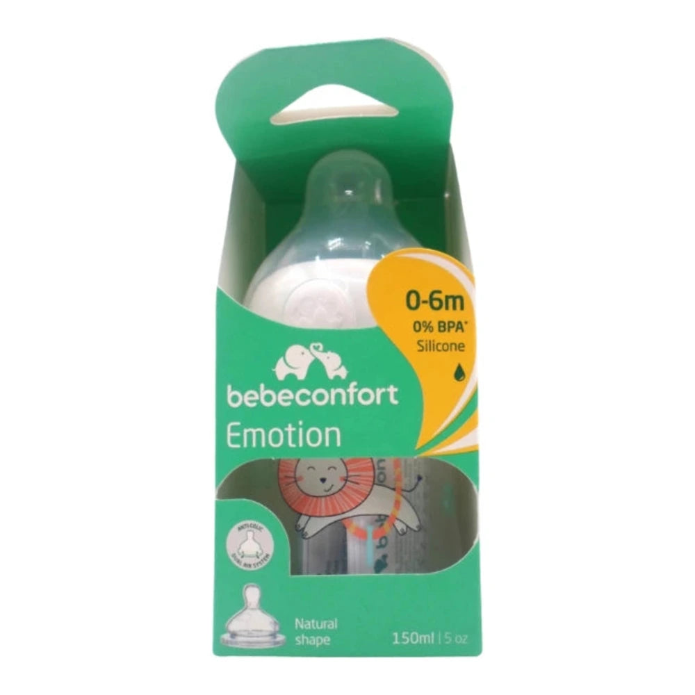 Bébé Confort biberon Emotion PP 150 ml motif petit chat blanc