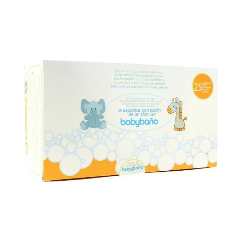 Begobaño Baby Baño Soapy Sponges – 25 units