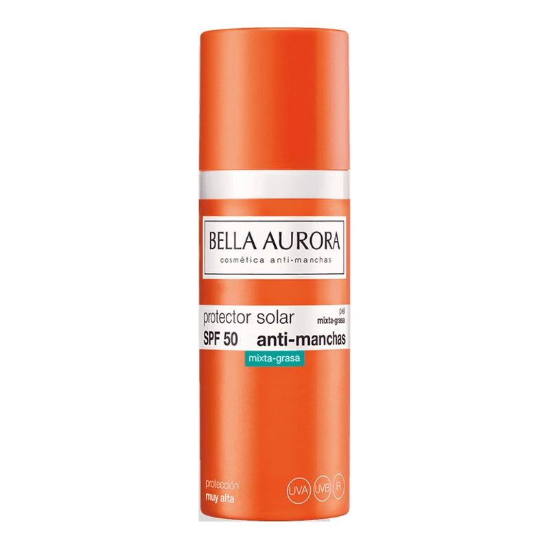 Bella aurora Gel Creme Solaire SPF 50+ Peaux mixte à grasses 50ml + Trousse