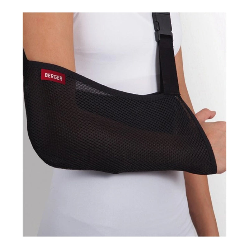 Berger Soporte de brazo de tela perforada mediano BG-202M