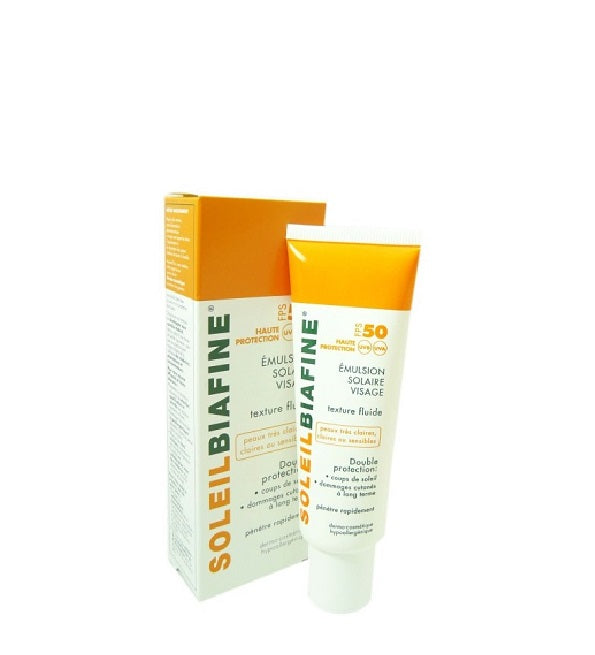 Soleil Biafine Émulsion Solaire Visage SPF 50 – 50 ml